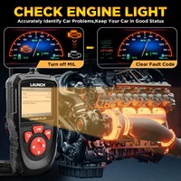 Escáner OBD2 LAUNCH CR3008 PLUS, Herramienta de Diagnóstico Automotriz OBDII Universal, Lector de Códigos de Motor OBD2 Completo, Actualización Gratuita