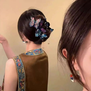 กิ๊บติดผมรูปผีเสื้อสุดหรู สไตล์วินเทจ ขายดี ดีไซน์สวยเก๋ สำหรับผู้หญิง แฟชั่นเครื่องประดับ ขายส่ง - Product Image 1