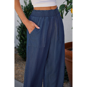 Jeans Solana de Cintura Alta y Pierna Ancha - Product Image 3