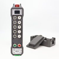 Control Remoto Industrial Inalámbrico de Doble Velocidad con 10 Botones y Dos Baterías de Litio Recargables, con Tarjeta de Identificación