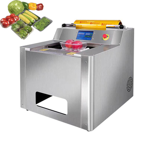 Semi-automatic Vegetable Food Roll Stretch Cling Film Wrapper <strong>Wrapping</strong> Packaging Wrap <strong>Machine</strong> - Product Image 1