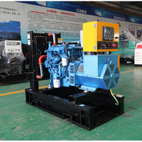 Générateur diesel à châssis ouvert Weichai 5kW-50kW 12,5kVA 19kVA, refroidissement par eau, ATS, 230V, générateur souterrain