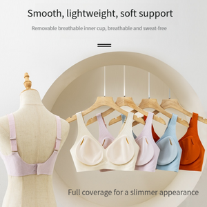 Sujetador sin Costuras con Copa 3D, Efecto Push-Up, Cómodo, con Soporte, Tejido Transpirable Suave, Venta de Fábrica, en Existencia - Product Image 3