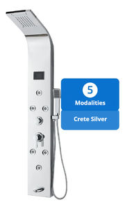 Grifo de <span class=keywords><strong>ducha</strong></span> de un solo Mango, cabezal de <span class=keywords><strong>ducha</strong></span> de lluvia de cascada pulida, chorros de masaje para SPA, <span class=keywords><strong>torre</strong></span> de visualización de temperatura de agua Digital - Product Image 2