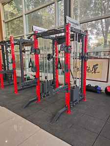 Máquina Smith Estación Multifuncional Combo de Rack para Sentadillas Cruce de Cables Smith Polea de Potencia Equipo de Gimnasio Entrenador <span class=keywords><strong>Multipower</strong></span> - Product Image 5