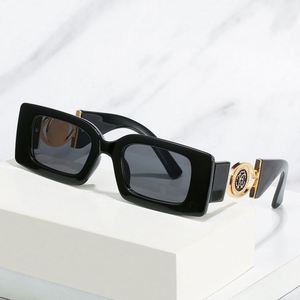 Gafas de Sol Cuadradas Rectangulares con Marco Grande Blanco Clásico de Lujo de Moda al por Mayor para Hombres y Mujeres - Product Image 2