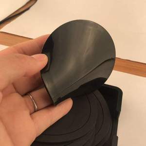 En vrac Cuisine restaurant tasse à café bière thé chaleur personnalisé Silicone silicone toux caoutchouc pvc Table boisson Coaster avec support ensemble - Product Image 2