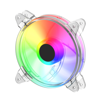 Noyau de glace prix bas 120mm muet grand Volume d'air 8-9 perles de lampe ordinateur boîtier Pc ventilateur refroidisseur coloré Rgb Argb ventilateur de refroidissement