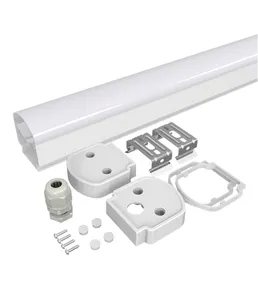 Tubo de plástico de extrusão com caixa de luz tri-prova de LED IP 65, caixa de luz para porta externa 2FT à prova d'água