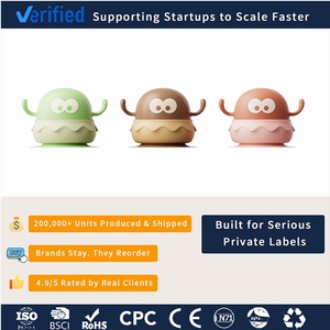 ถ้วยขนมเด็กซิลิโคนแบบถอดได้ 2-in-1 พร้อมฝาปิด ชามดูดสำหรับหย่านม ชุดอาหารเด็กปลอดสาร BPA - Product Image 4