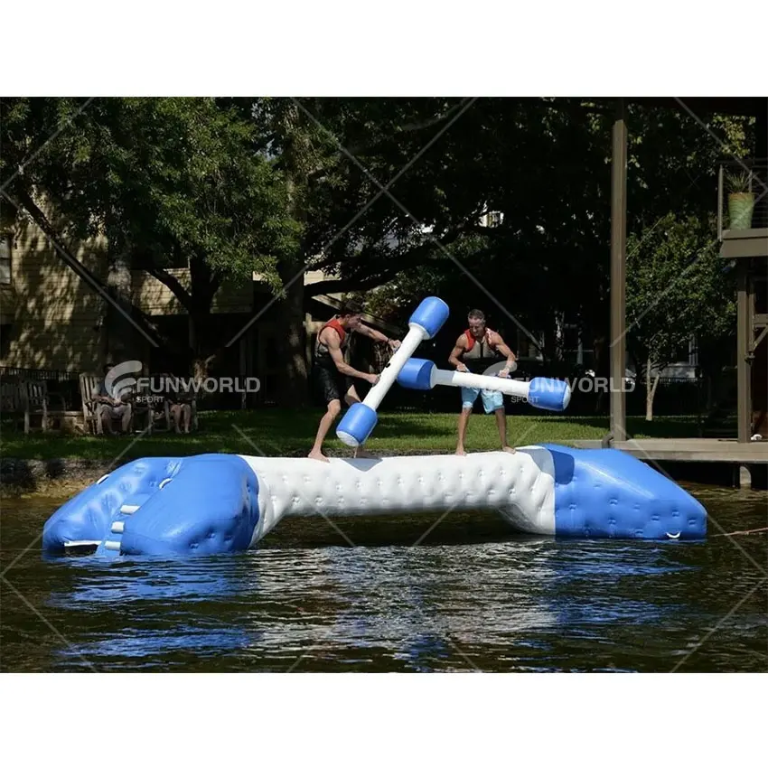 IFUNWOD Sea Games Floating Water Toys Inflatable Water Joust Battle Game For Kids And Adult