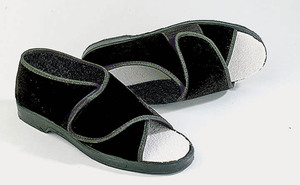 Chaussons en mousse à mémoire de forme à fermeture réglable, pantoufles ouvertes pour femmes, pantoufles pour diabétiques - Product Image 3