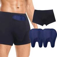 Compresse de glace réutilisable en nylon pour vasectomie avec sous-vêtements, protection thermique pour le sauna, préservation du sperme et prévention de la surchauffe testiculaire