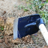 Hache à lame carrée en acier au carbone de qualité supérieure, fabrication OEM par fonderie et forgeage, outil agricole de haute qualité