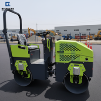 Compacteur à rouleaux pour asphalte routier de 1,5 tonne avec tambour lisse à vendre