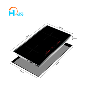 LED Built-in Double Induction Cooktop 4600W <strong>Digital</strong> Electric Countertop Burner <strong>Sensor</strong> Touch Stove - Product Image 3