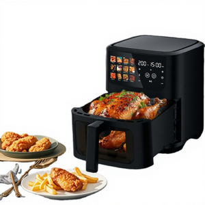 AOJA OEM personnalisé vente en gros friteuse à air friteuse multifonctionnelle à <span class=keywords><strong>micro</strong></span>-ondes 6.5L litres numérique intelligent <span class=keywords><strong>Silver</strong></span> <span class=keywords><strong>Crest</strong></span> friteuse à air <span class=keywords><strong>four</strong></span> - Product Image 1