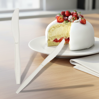 Greenday Ecologisch Afbreekbaar Bestek van PLA Biologisch afbreekbaar Licht/Zwaar gebruik 6,5 inch Mes voor Fruit, Taart, Dessert