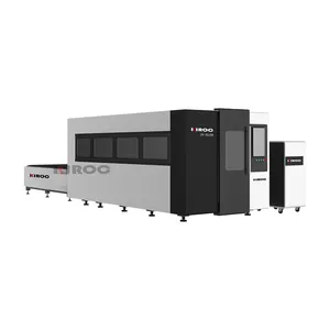 KIROC 6020 8020 CNC Máquina de corte de metal por láser de fibra 2000W 4000W 6000W Raycus Laser Power
