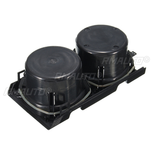 Caja de Almacenamiento Negra de Doble Orificio para Consola Central Delantera de Vehículo, Portavasos + Portamonedas para BMW E46 Serie 3 1999-2006 51168217957 - Product Image 3