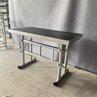 Table de DJ portable pliable en alliage d'aluminium, hauteur réglable, cabine de scène carrée 1-1,5 m, capacité de charge 500 kg