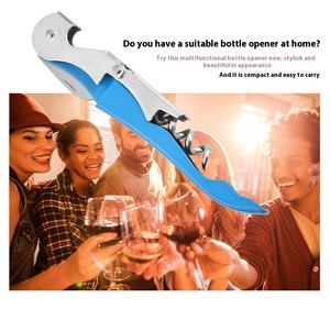 Décapsuleur manuel en gros, classique et pratique, en acier inoxydable, portable, pour le vin, gadgets de cuisine - Product Image 3