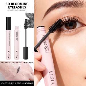 VISTY-<span class=keywords><strong>Mascara</strong></span> Vegan 4D noir Tube allongeant les cils, extension imperméable à l'eau, en fibre <span class=keywords><strong>de</strong></span> soie 4D vegan - Product Image 5