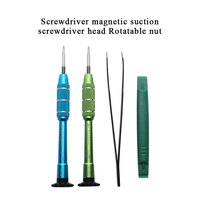 Commutateur tournevis pied de biche brosse pince à épiler kit d'outils d'ouverture pour NS joycon oled 3ds pro console de jeu outil de réparation jeu de tournevis