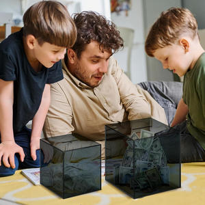 <span class=keywords><strong>Tirelire</strong></span> en acrylique transparent personnalisé <span class=keywords><strong>Tirelire</strong></span> <span class=keywords><strong>à</strong></span> ouvrir pour adultes ou enfants <span class=keywords><strong>Tirelire</strong></span> en acrylique transparent pour économiser - Product Image 6