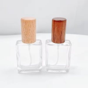 Wholesale Customized 30ml 50ml Portable <b>Empty</b> Refillable Flat Square Perfume Glass <b>Spray</b> <b>Bottles</b> - Product Image 3
