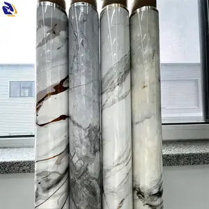 2024 Latest Marble Design Hot Stamping Foil For UV Board UV Marble Sheet Marble Decorative Film For Furniture