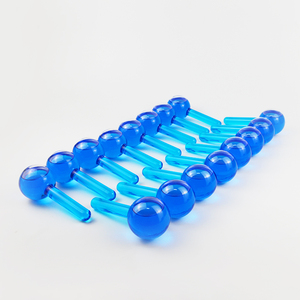 Boules d'eau pour le visage, outil personnalisé de soins du visage OEM, globe de glace et masseur, refroidissement, boule de glace bleue - Product Image 6