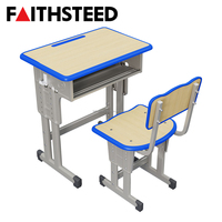 Bureau et chaise d'apprentissage ergonomiques modernes et abordables pour enfants