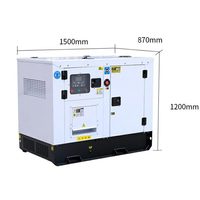 Générateurs diesel super silencieux 10/15/20/25/30KW pour équipement de service monophasé et triphasé à usage domestique