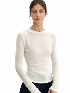 Personalizzazione OEM di <span class=keywords><strong>Magliette</strong></span> <span class=keywords><strong>Termiche</strong></span> Elasticizzate a Collo Tondo e Maniche Lunghe in Lana per <span class=keywords><strong>Donna</strong></span> - Product Image 1
