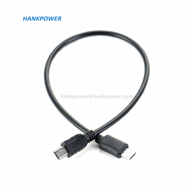 Micro USB Male to Mini USB Male Data OTG Adapter Converter Cable for Camera Phone