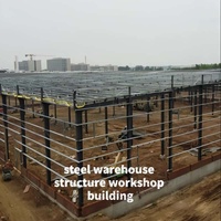 Estructura Metálica Prefabricada Resistente a la Corrosión para Talleres Industriales y Almacenes, Diseño Personalizado, Garantía de 3 Años