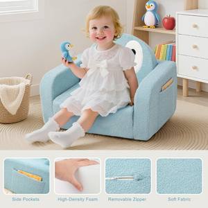 Sofá <span class=keywords><strong>Infantil</strong></span> Convertible 2 en 1 de Espuma Suave, <span class=keywords><strong>Plegable</strong></span>, para Niños y Niñas de 1 a 3 Años, de Fábrica - Product Image 5