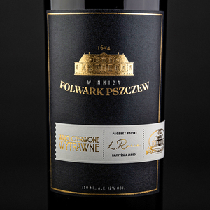 Tùy chỉnh rượu vang đỏ Whisky Vodka bia chai nhãn mờ kết cấu giấy với lá vàng Sticker bền Holographic in logo - Product Image 3