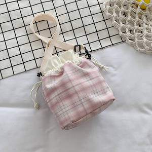 Sac seau mignon en toile pour étudiants en art, sac à bandoulière de loisirs littéraire pour femmes, nouvelle mode <span class=keywords><strong>2022</strong></span> - Product Image 5
