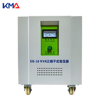 Transformateur sec à double enroulement avec ventilateur de refroidissement, triphasé, 380V 440V 460V vers 200V 220V, 10Kva 15Kva