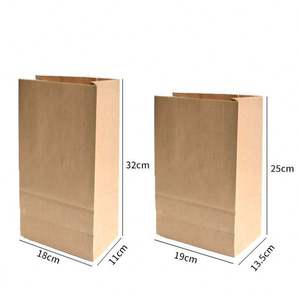 Factory-made Brown Disposable Paper <b>Bags</b>, <b>Food</b> Packaging <b>Bags</b>, Takeout Paper <b>Bags</b>, Recyclable Paper <b>Bags</b> - Product Image 2