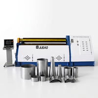 JUGAO CNC W12, Máquina de Rolado de Placas Hidráulica de 4 Rodillos, Máquina Automática para Doblar Placas de Acero, Fabricante