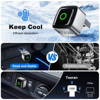 Adaptador Mini USB para CarPlay, Conexión Inalámbrica para Android Auto, Dongle Plug and Play, USB Tipo C para iPhone