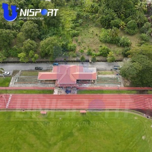 Piste de course en caoutchouc de 400m pour piste de course de stade ou tapis en caoutchouc produit d'herbe artificielle - Product Image 3
