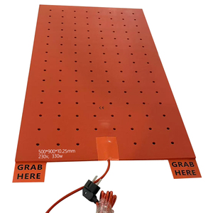 115V 230V 300W 500x900mm Flexible Silicone Rubber Dehumidification Heating Mat For <b>Floors</b> Drying - Product Image 1