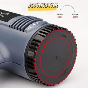 Souffleur d'air chaud professionnel Jsfanstar 2000W <span class=keywords><strong>électrique</strong></span> pour <span class=keywords><strong>pistolet</strong></span> <span class=keywords><strong>thermique</strong></span> pour film rétractable pour projets de bricolage - Product Image 5
