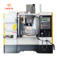 Centre d'usinage automatique à 5 axes pour le travail des métaux vmc650 vmc7126 mini fraiseuse cnc verticale à 5 axes