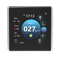 Contrôleur intelligent MIA-9G Tuya avec affichage PM2.5 et CO2, contrôle via application mobile, Wi-Fi et communication Modbus RS485 pour systèmes CVC