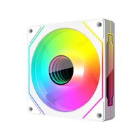 Ventilateur HC-LJ12025 120mm RGB pour boîtier PC Gaming, ventilateur PWM ARGB 5V 12V, faible MOQ, refroidisseur CPU, éclairage RGB pour ordinateur portable, dissipateur thermique en plastique